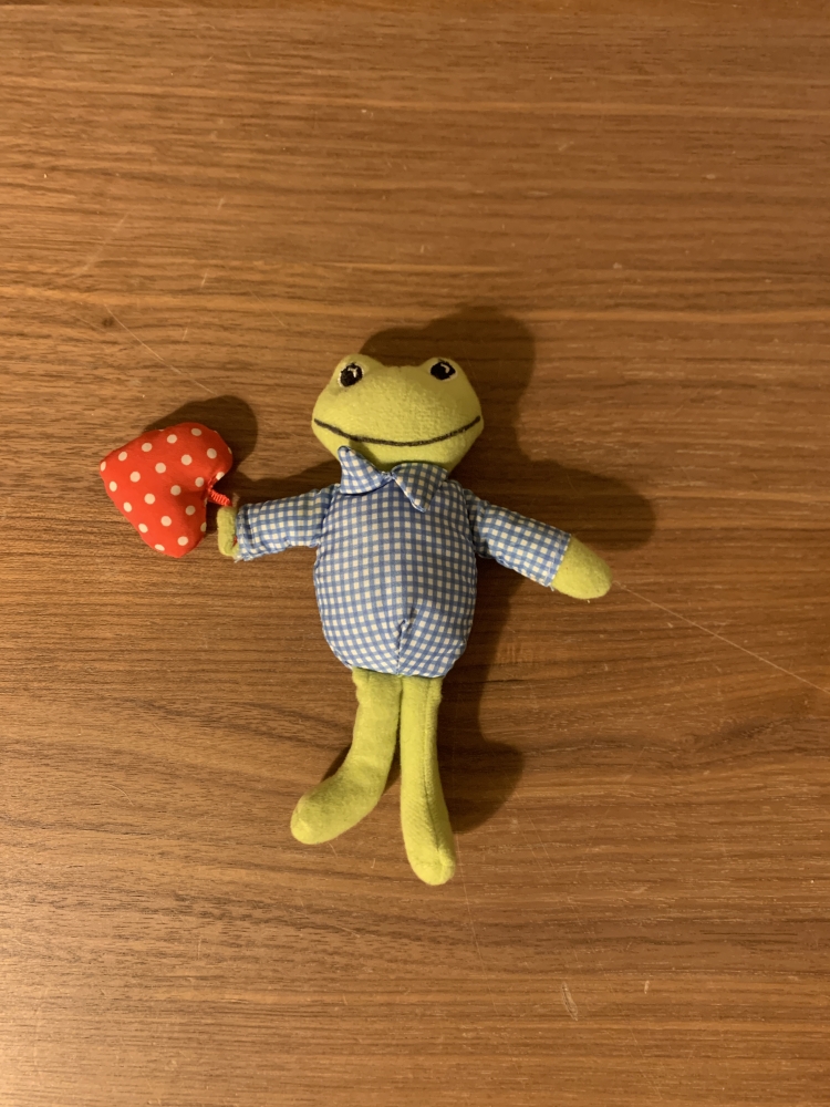 Petite peluche grenouille