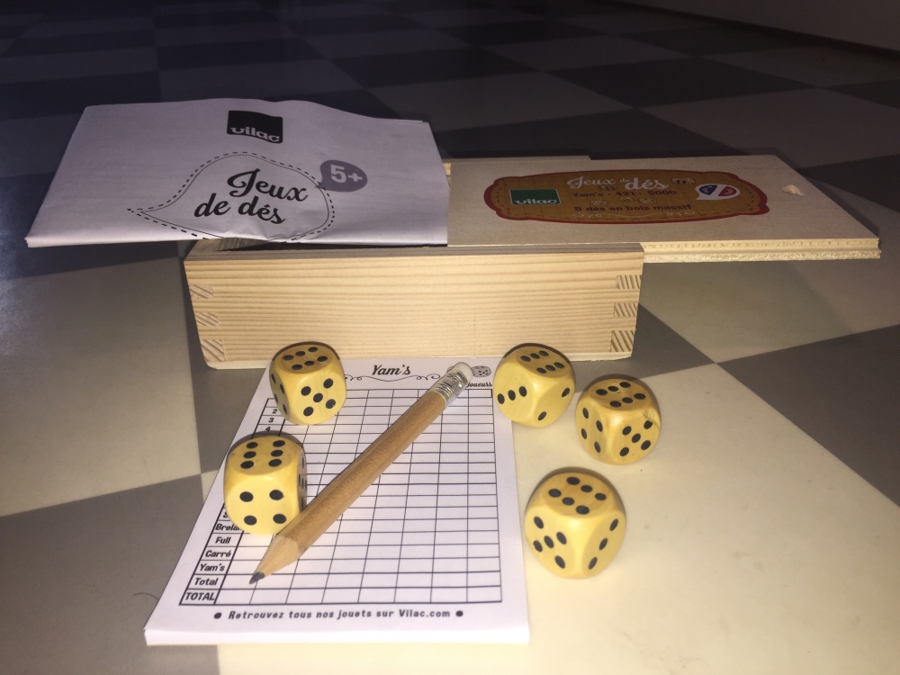 Jeu de Yam’s en bois 