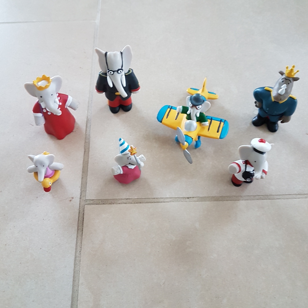 Lot de figurines Babar