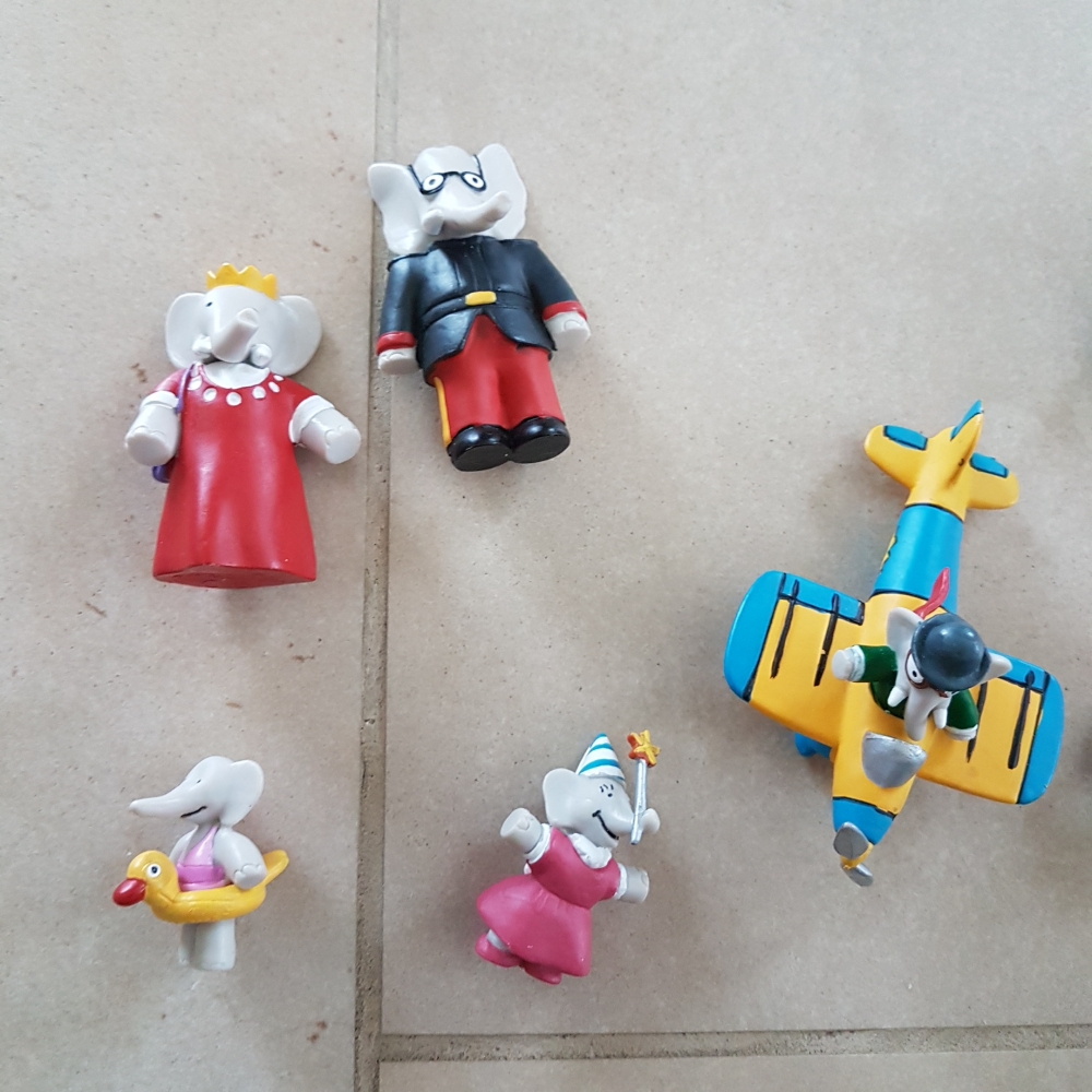 Lot de figurines Babar