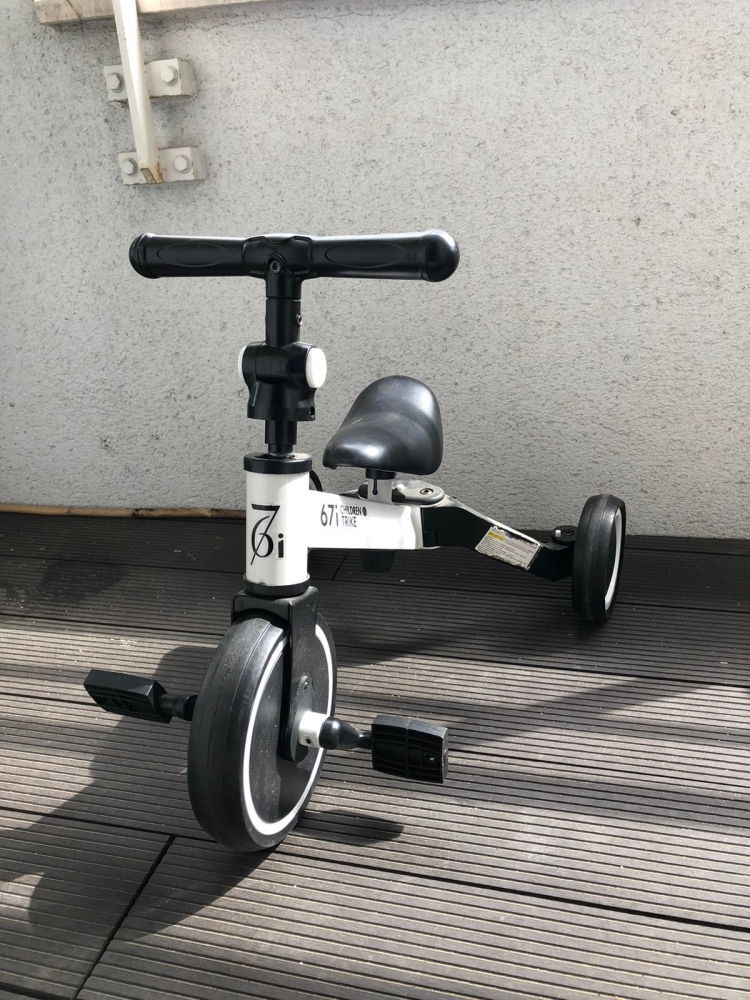 Tricycle draisienne évolutif 