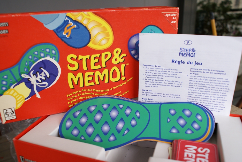 Step Mémo : le jeu de société rigolo !