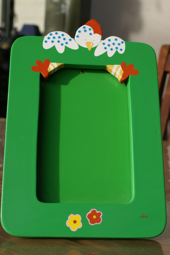 Cadre à photo enfant en bois 