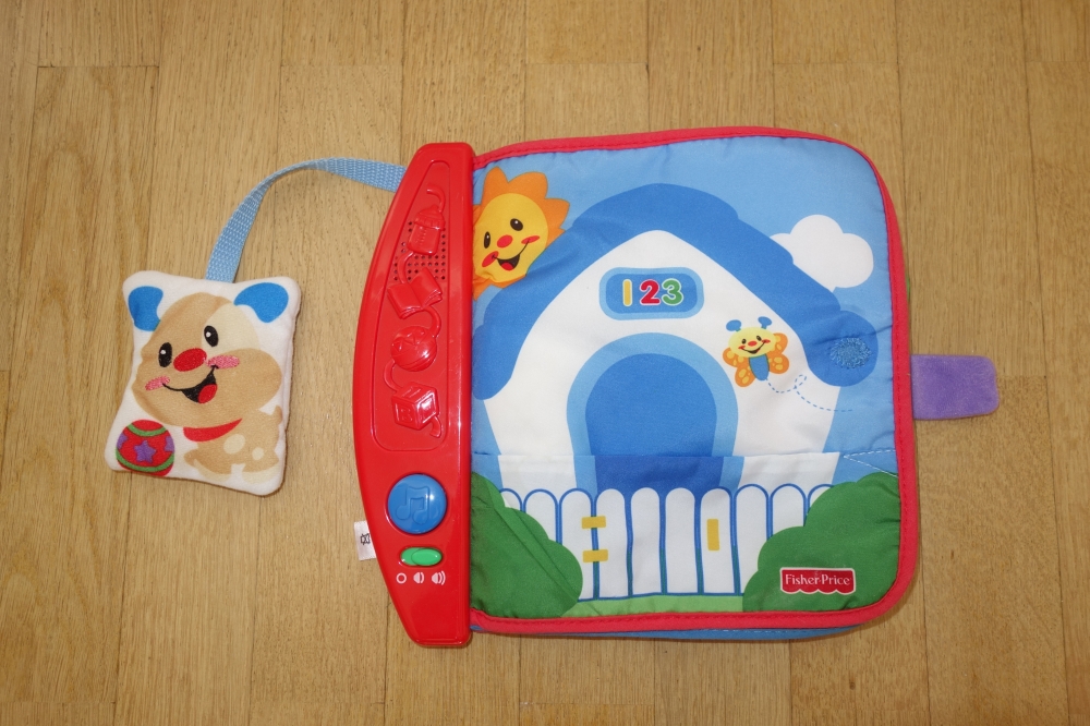 Livre tissu musical 123 Fisher Price