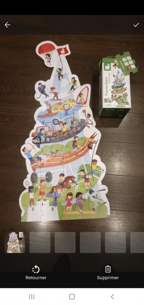 Puzzle géant montagne Djeco