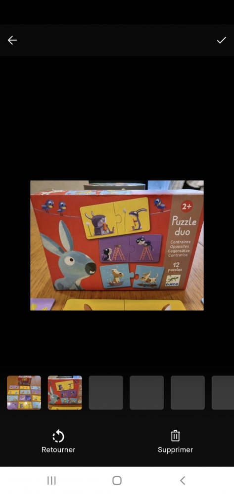 Puzzle duo des contraires Djeco