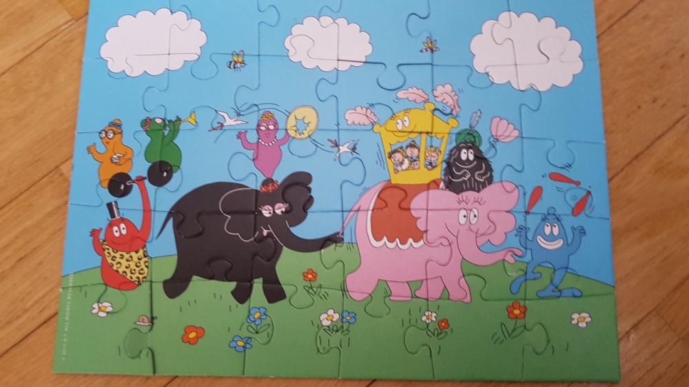 Puzzle Barbapapa