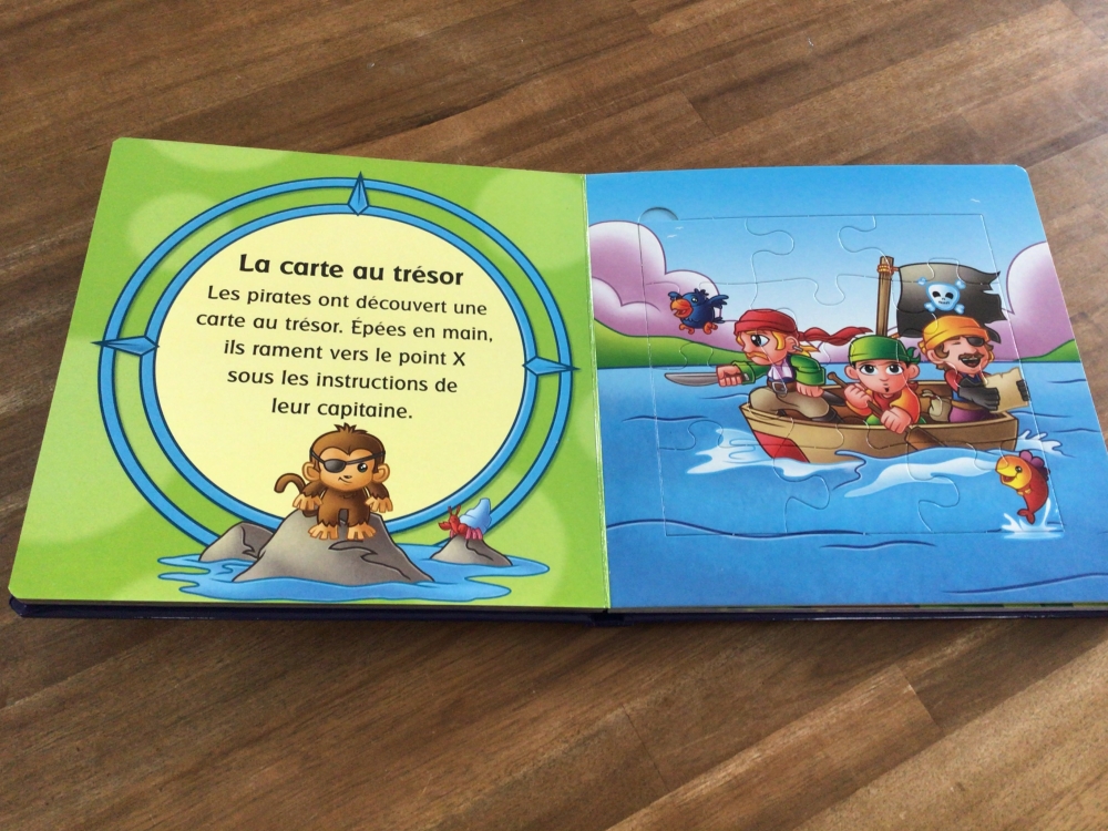 Livre puzzle Les Petits Pirates