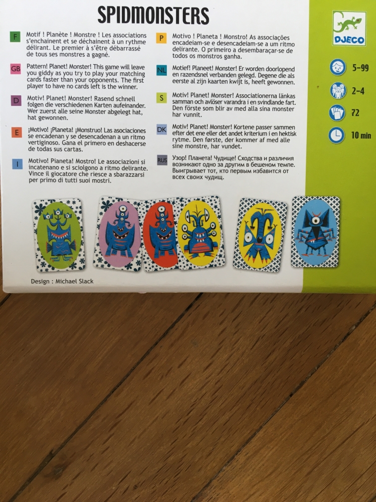 Spidmonsters Djeco