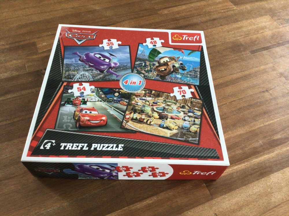 Puzzle Disney Cars 4 en 1
