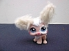 Authentic Littlest Petshop LPS 2485 Rabbit Lapin Belier + Gamelle avec pommes