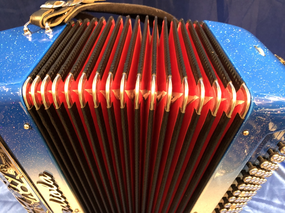 Accordéon chromatique Accordiola 01 Bleu - 80 Basses