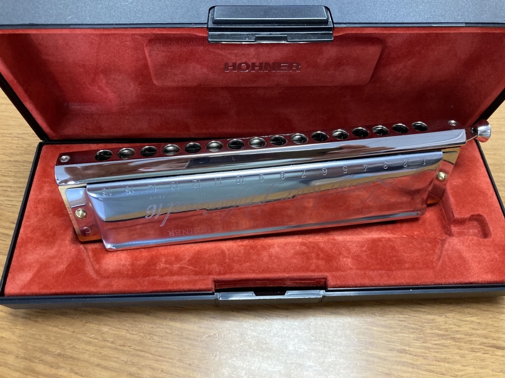 Harmonica chromatique HOHNER Larry Adler Professional 16 occasion