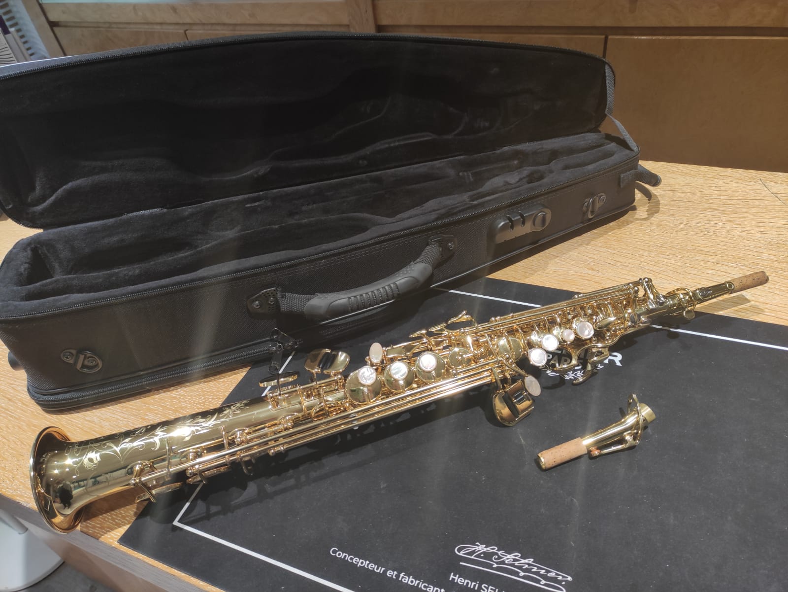 Saxophone soprano Selmer série III occasion