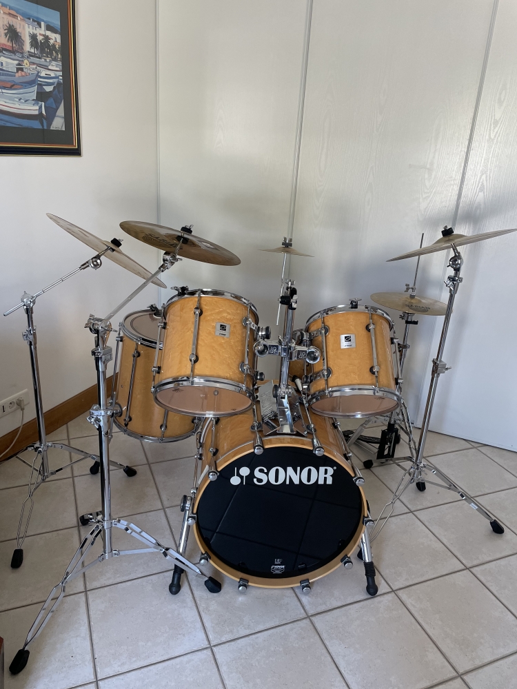 Batterie acoustique Sonor Designer Series natural maple