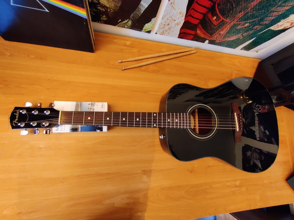 Guitarde Fender avec accessoires