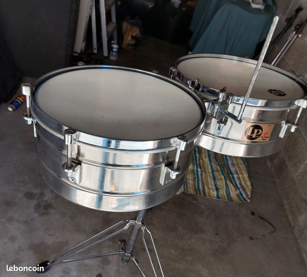 Timbales LP Tito Puente Très bon état -  reconditionné disponible sur Zic Ethic