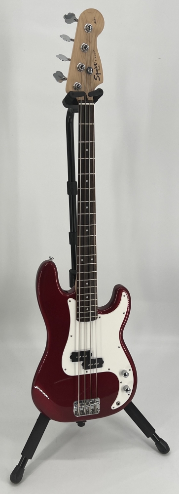 Basse Fender Squier P bass Affinity series RED