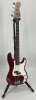 Basse Fender Squier P bass Affinity series RED