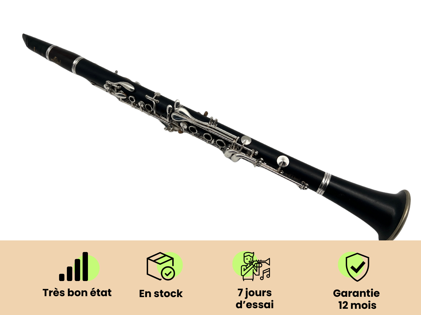 Clarinette Buffet Crampon RC Très bon état -  reconditionné disponible sur Zic Ethic