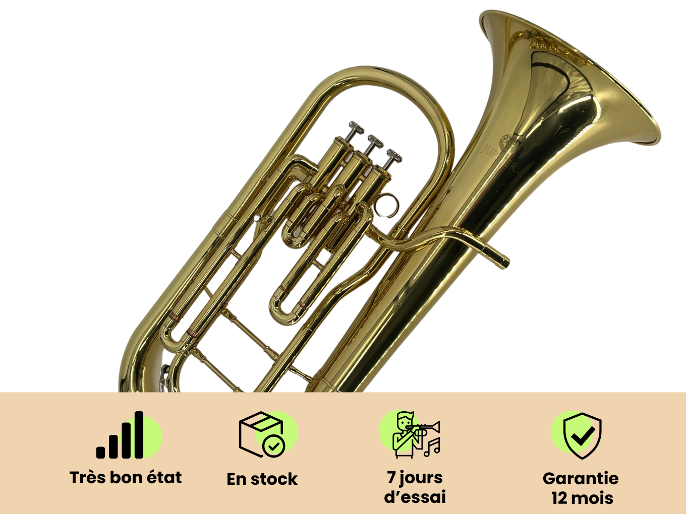 Acheter Saxhorn baryton Jupiter JBR-700 Très bon état - 950,00 € Saxhorn baryton Jupiter JBR-700 Très bon état - reconditionné disponible sur Zic Ethic