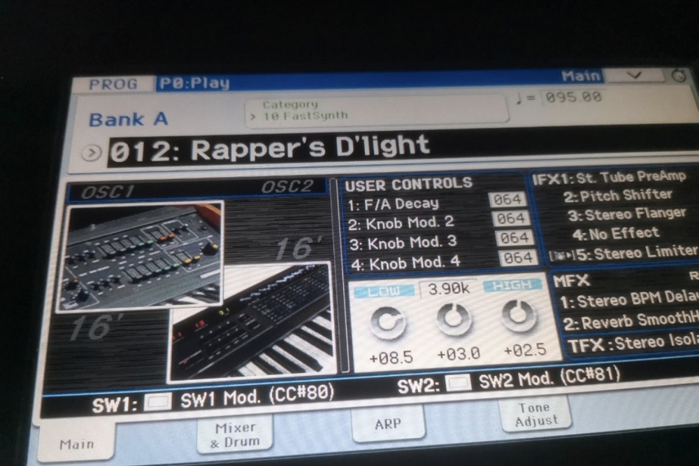 Synthétiseur Korg Krome 88