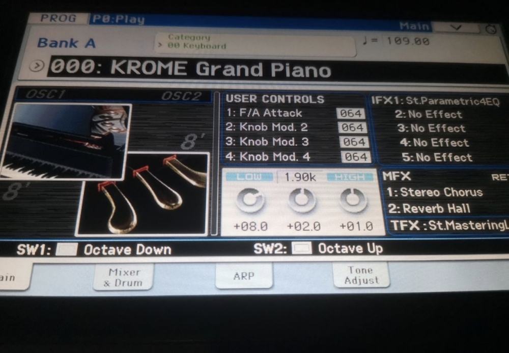 Synthétiseur Korg Krome 88