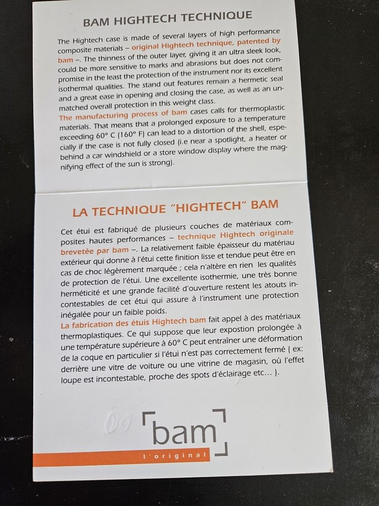 Etui saxophone ténor Bam Hightech