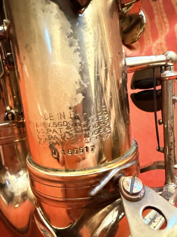 Saxophone alto Selmer Mark VI