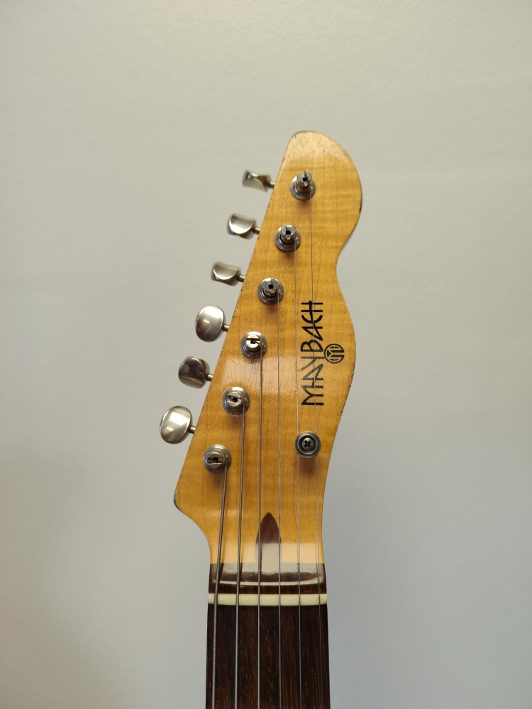 Guitare électrique Maybach Teleman red rooster Custom