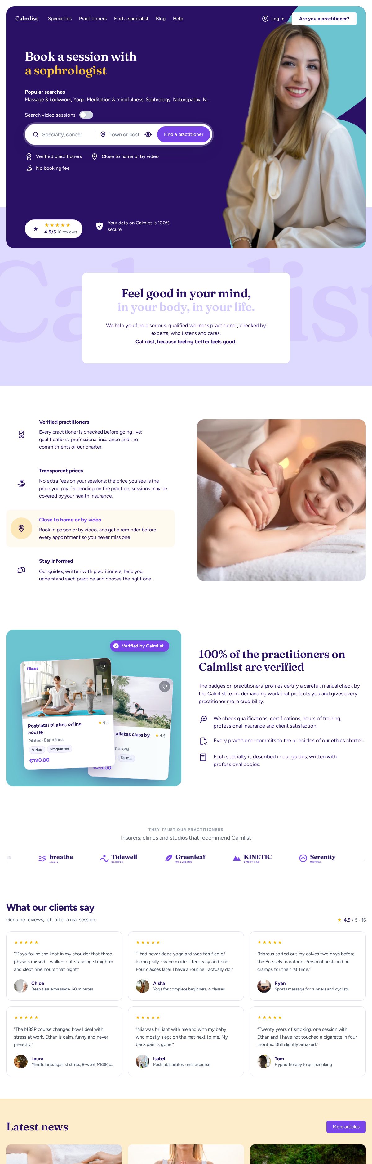 Calmlist