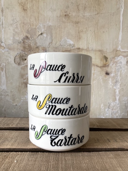 Bols Gien Sauce Curry Moutarde Et Tartare