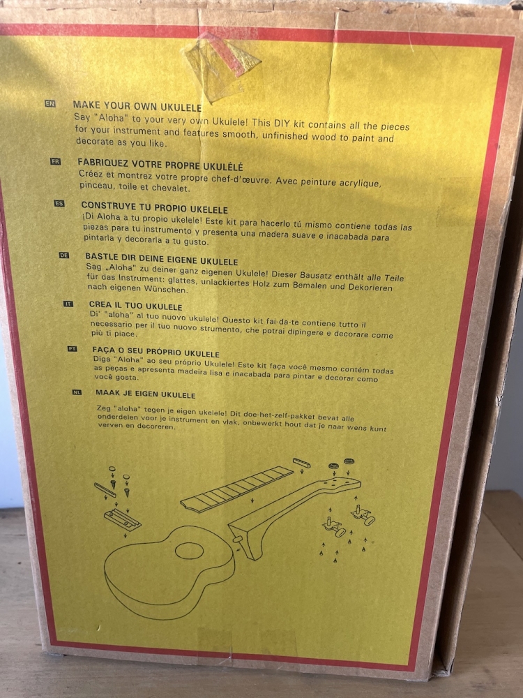 Kit DIY ukulele Kikkerland