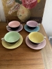4 tasses à café vintage.