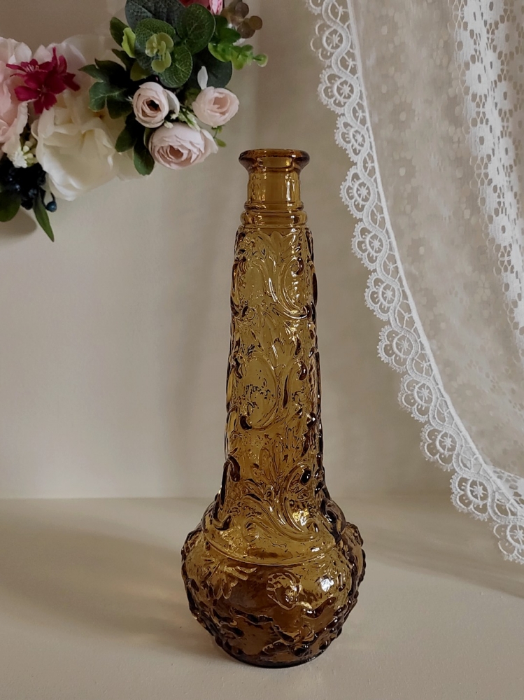 Bouteille verre ambré