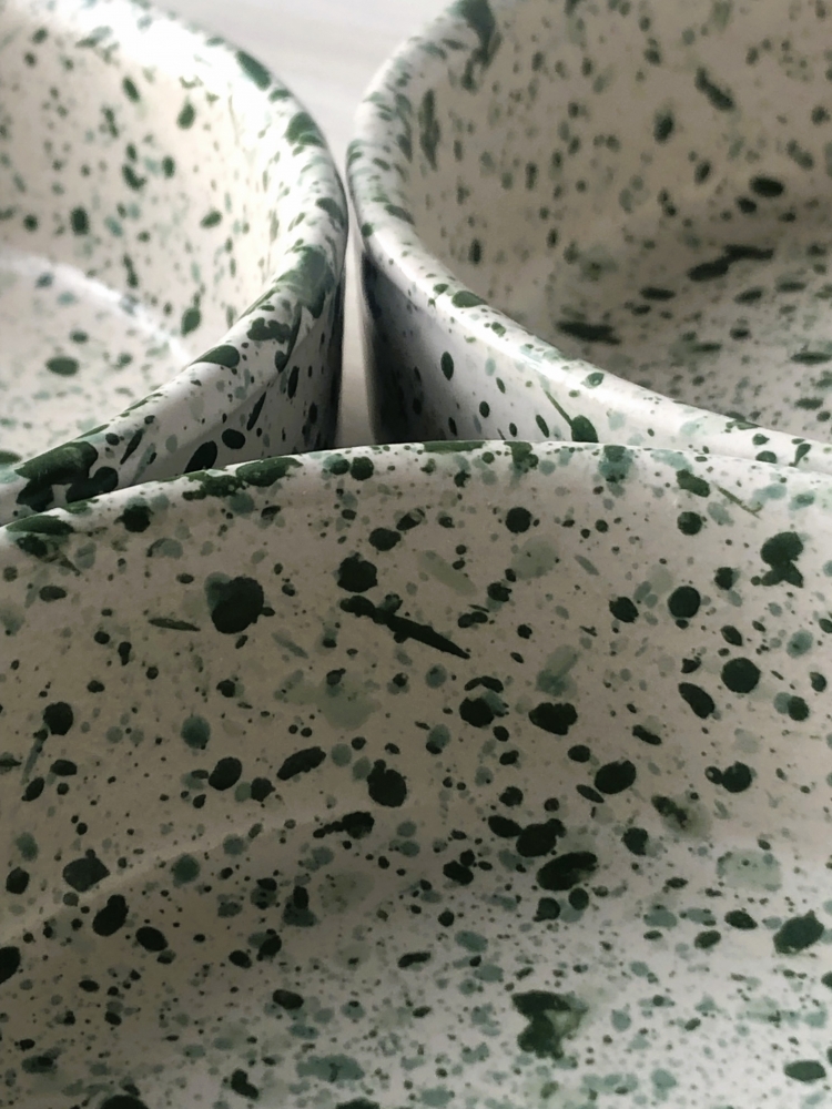 Lot de 4 ramequins terrazzo