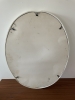 Miroir fonte blanc vintage 