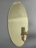 Miroir ovale biseauté vintage