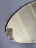 Miroir ovale biseauté vintage