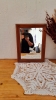 Ancien miroir biseauté
