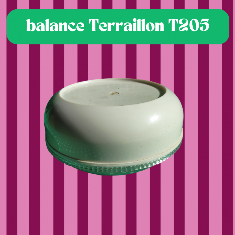 Balance mécanique ronde Terraillon T205 vintage