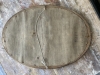 Miroir ancien en bois doré . 