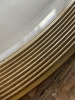Miroir ancien en bois doré . 