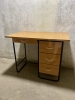Bureau annees 60 formica marron