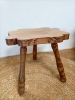 Ancien Tabouret tripode forme originale 