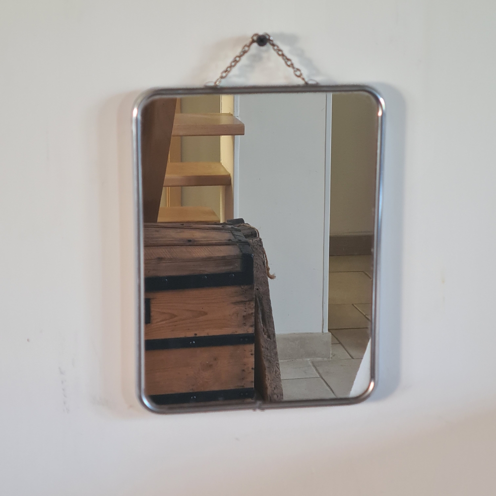 Miroirs de barbier vintage en duo