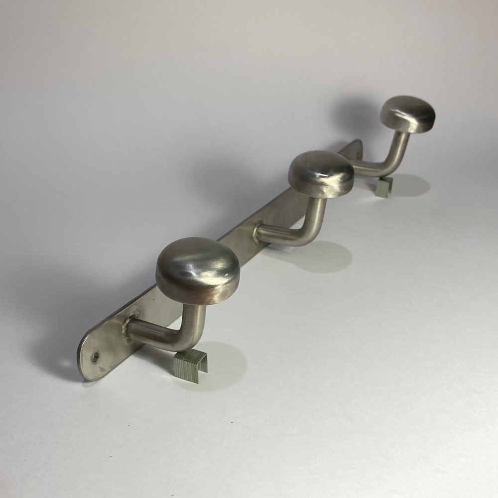 Portemanteau fait main en acier inoxydable