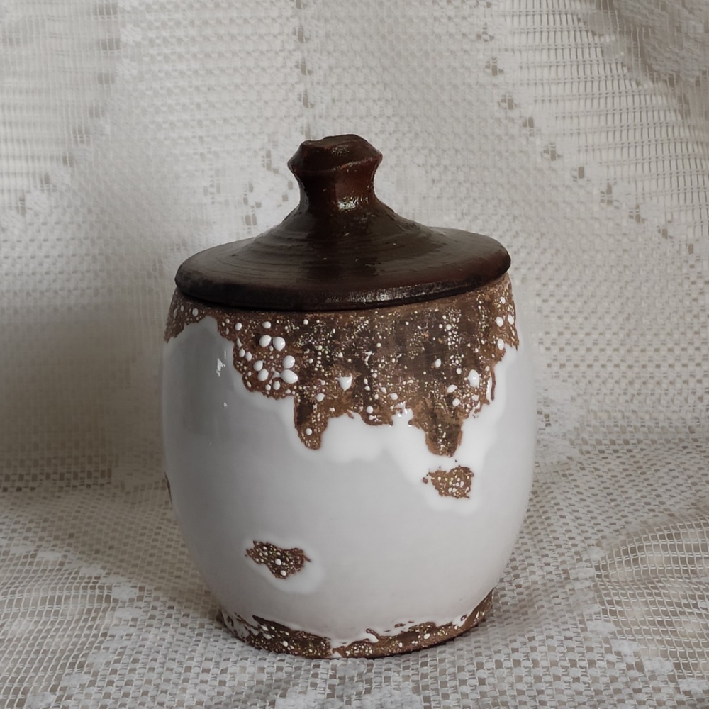 Pot céramique émaillée