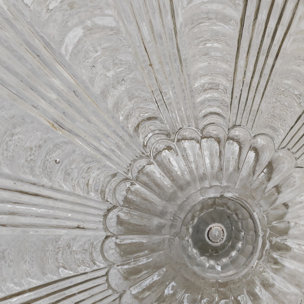 Grand compotier en verre Schmid Verrerie