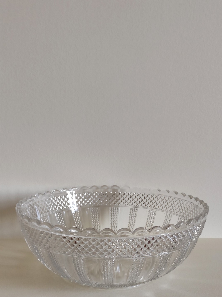 Vendu - Saladier cristal Val St Lambert